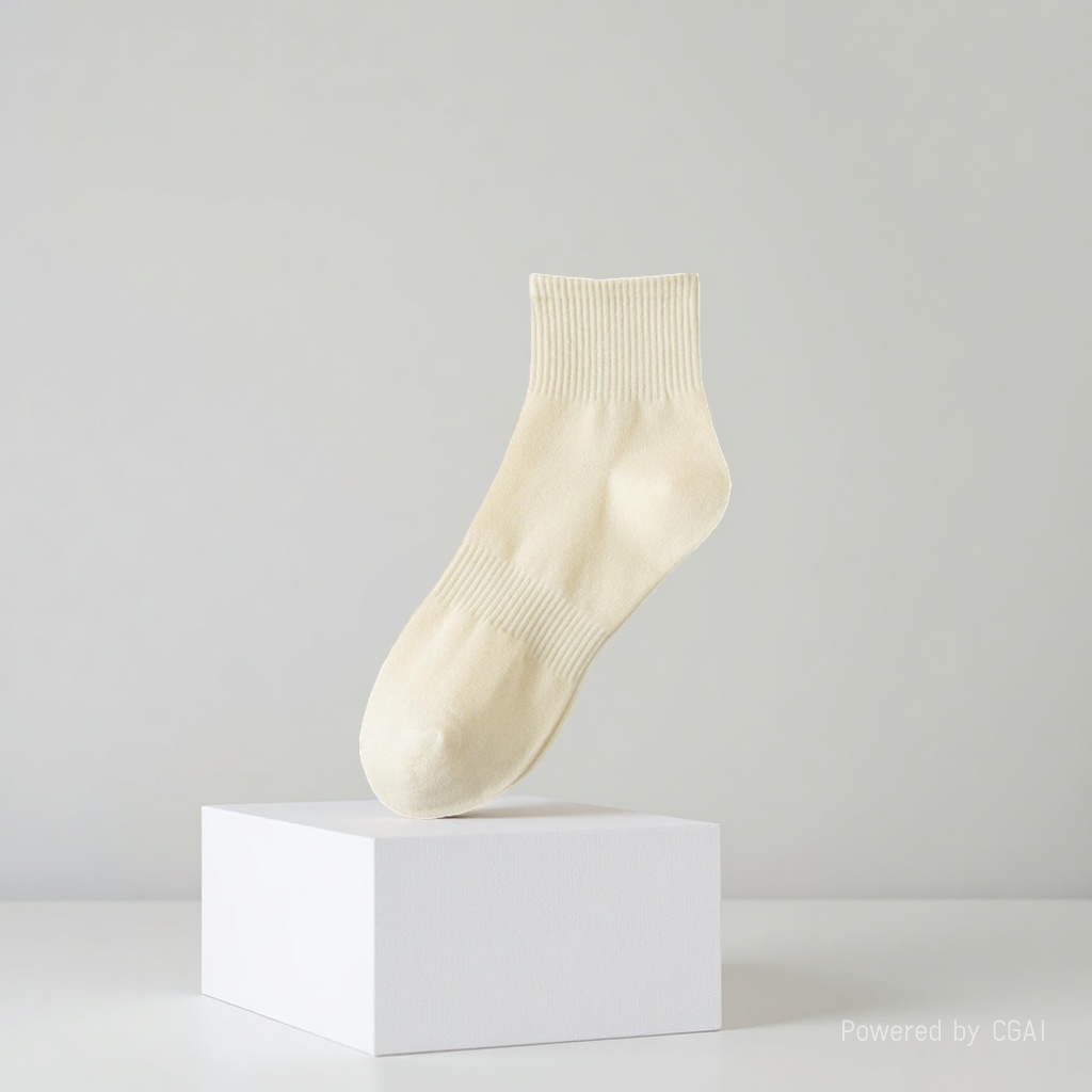 Yin Kai Knitting - Men's and Women's Summer Thin Solid Color Sweat-absorbing and odor-proof Short Socks Pure Cotton Breathable Thin Mesh Business Short Socks 163205810 details Picture