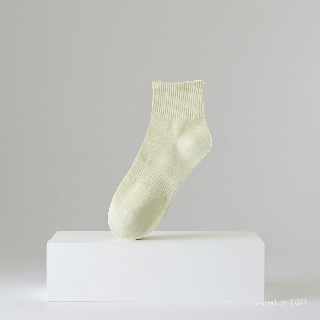 Yin Kai Knitting - Men's and Women's Summer Thin Solid Color Sweat-absorbing and odor-proof Short Socks Pure Cotton Breathable Thin Mesh Business Short Socks 163210135 details Picture