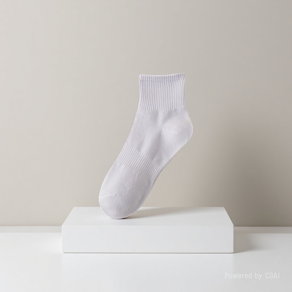 Yin Kai Knitting - Men's and Women's Summer Thin Solid Color Sweat-absorbing and odor-proof Short Socks Pure Cotton Breathable Thin Mesh Business Short Socks 163213416 Specification image