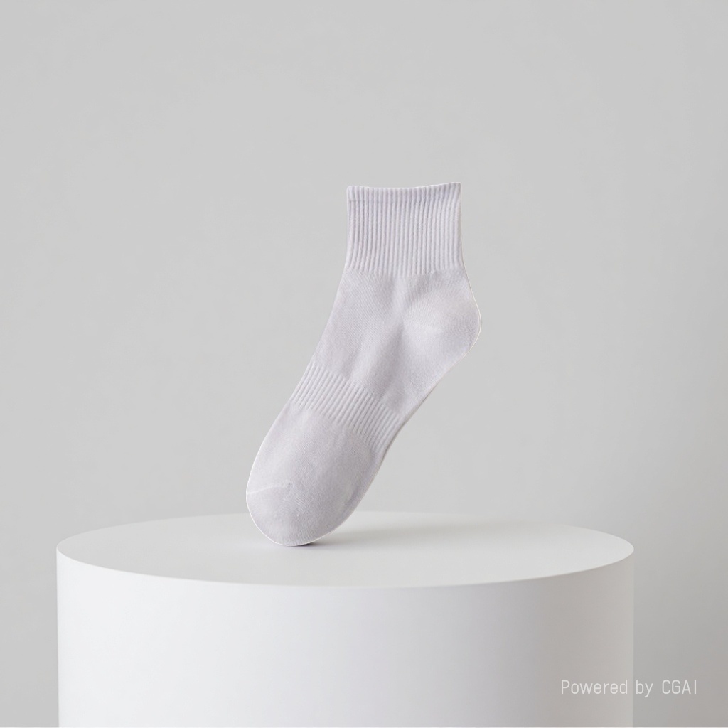 Yin Kai Knitting - Men's and Women's Summer Thin Solid Color Sweat-absorbing and odor-proof Short Socks Pure Cotton Breathable Thin Mesh Business Short Socks 163213416 details Picture