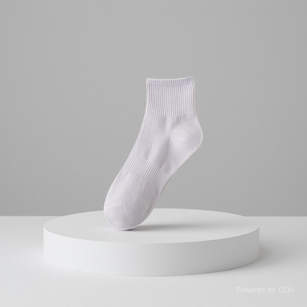 Yin Kai Knitting - Men's and Women's Summer Thin Solid Color Sweat-absorbing and odor-proof Short Socks Pure Cotton Breathable Thin Mesh Business Short Socks 163213416
