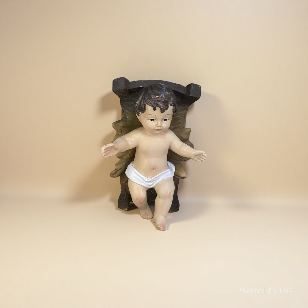 Virgin Mary Jesus baby Buddha statue, religious deity resin Buddha statue Specification image