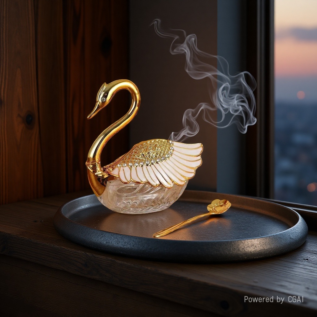 香薰蜡烛杯/玻璃瓶香薰焟烛/扩香石石头/铁艺支架/铜制品细节图
