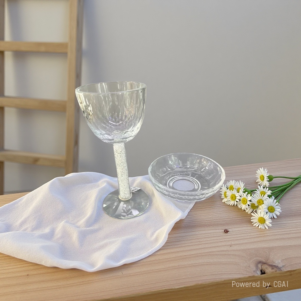 ins popular wine glass set, home embossed wine glass, Champagne glass, lead-free crystal glass tall glass details Picture