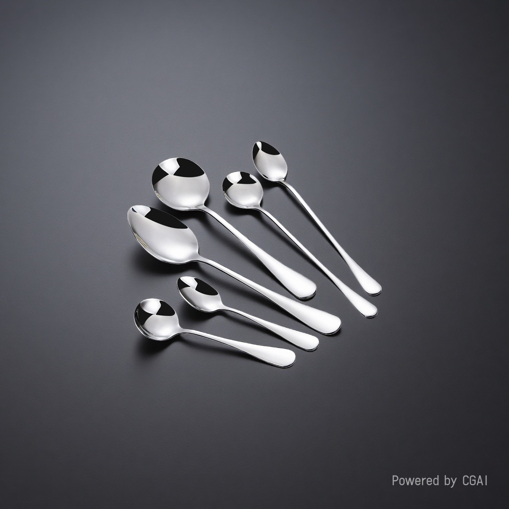 Metal luster spoon and compass handicrafts of sand gold Delta incense burner details Picture