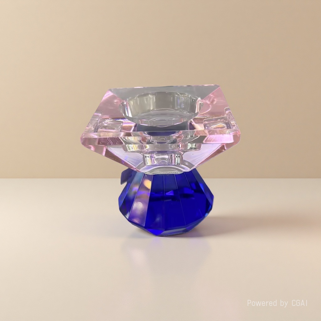 Factory direct sales of exquisite and simple glass crystal candle holders, home desktop decorations, and festive atmosphere props Application Scenario