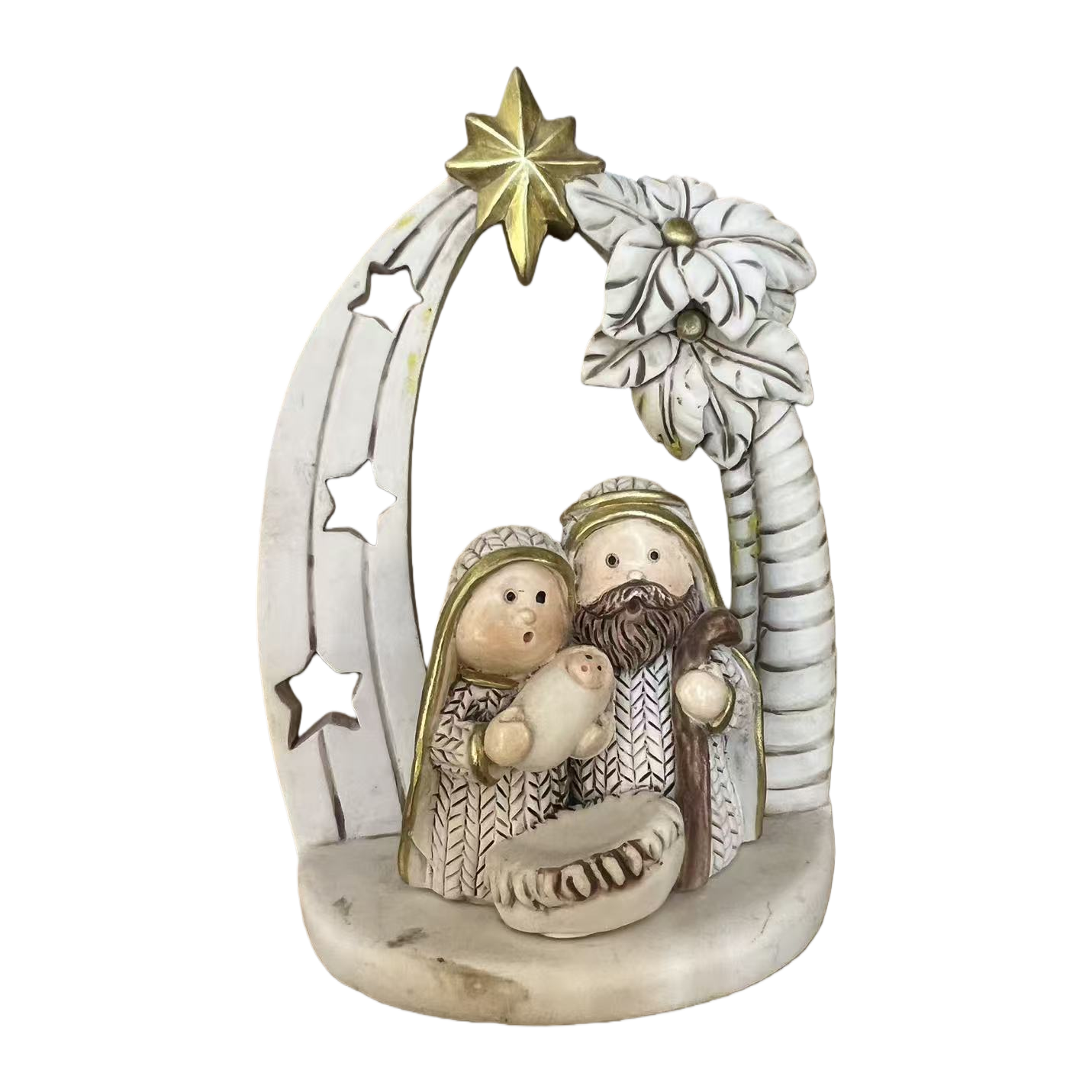 Christmas-themed Holy Family statues and Christmas decorations Item Picture