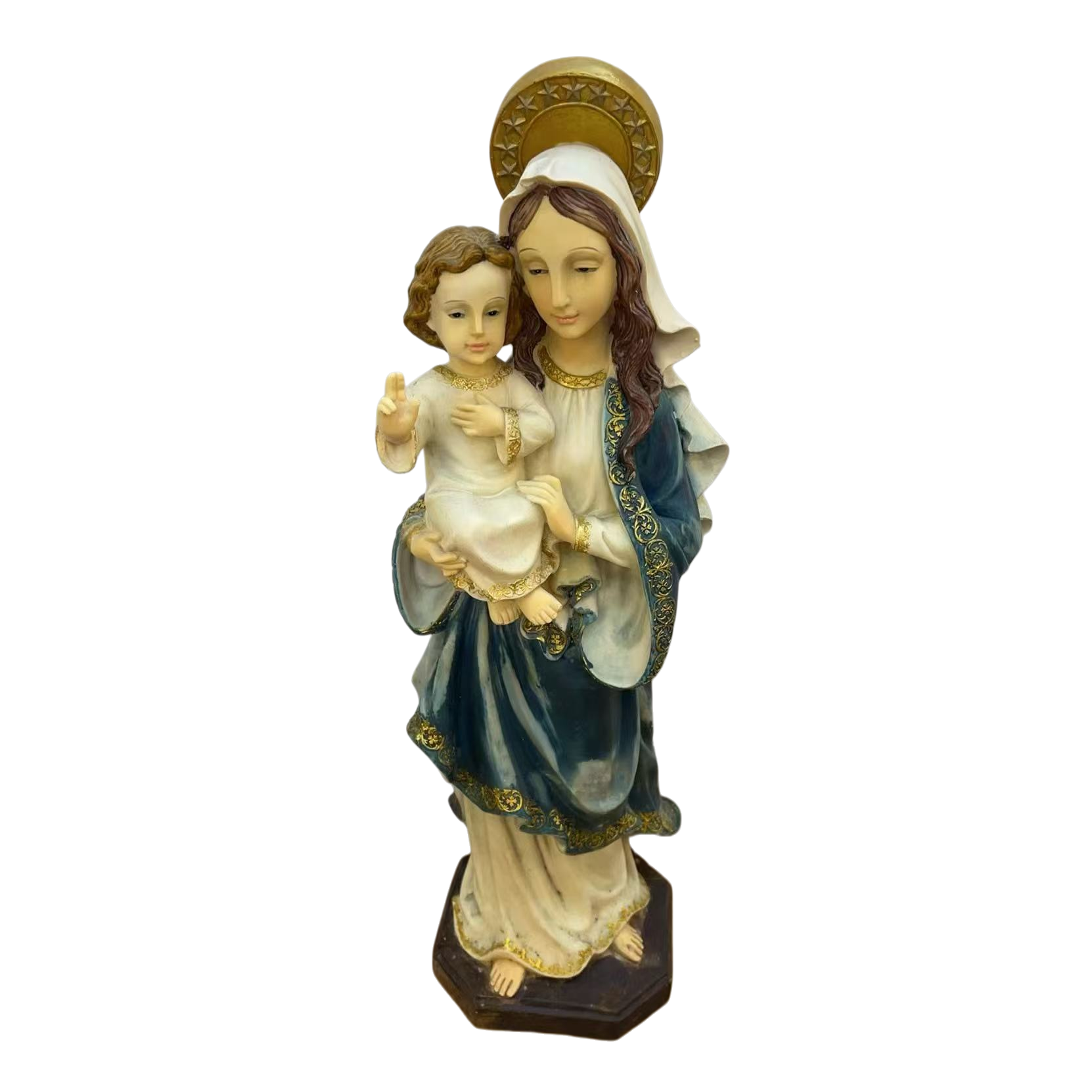 Large resin statues of the Virgin Mary, religious Buddha statues, and resin Buddha statues Item Picture