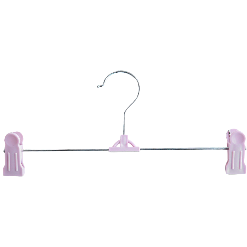 Anti-slip plastic trouser clips, seamless trouser racks, trouser clips, skirt clips, underwear hangers, home clothing store hangers Item Picture