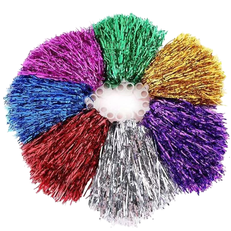 Cheerleading team, hand flower, cheerleading, flower ball, flower ball, colorful ball, rubia flower holding, hand shaking, flower dance performance 091646610111151683 Item Picture