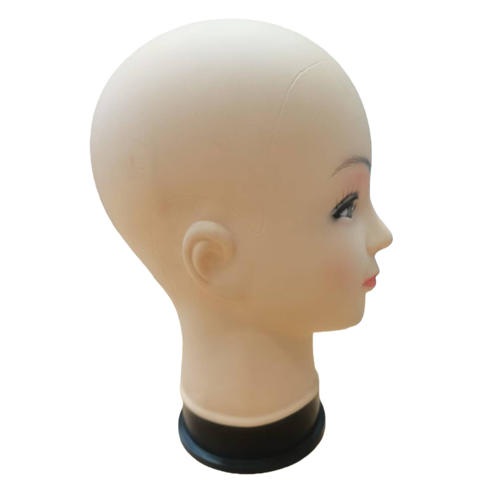 模特/人体模特/模特展示头/模特头/人台女白底实物图