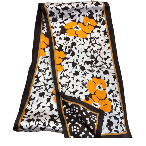 Muslim women's long woolen printed scarf, ribbon shawl, silk scarf Item Picture