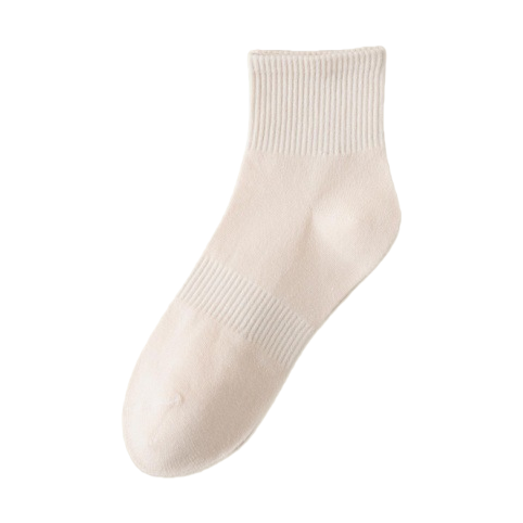 Yin Kai Knitting - Men's and Women's Summer Thin Solid Color Sweat-absorbing and odor-proof Short Socks Pure Cotton Breathable Thin Mesh Business Short Socks 163203037 Item Picture