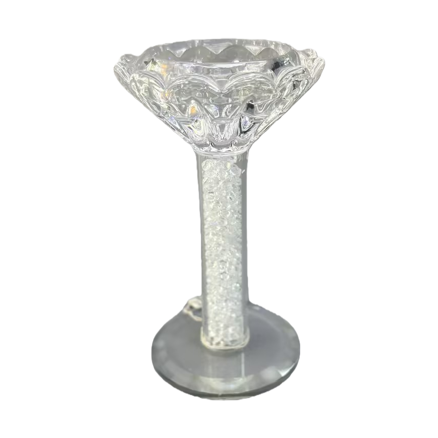 烛台/玻璃烛台/蜡烛工艺品/蜡烛香薰玻璃杯/烛台摆件白底实物图