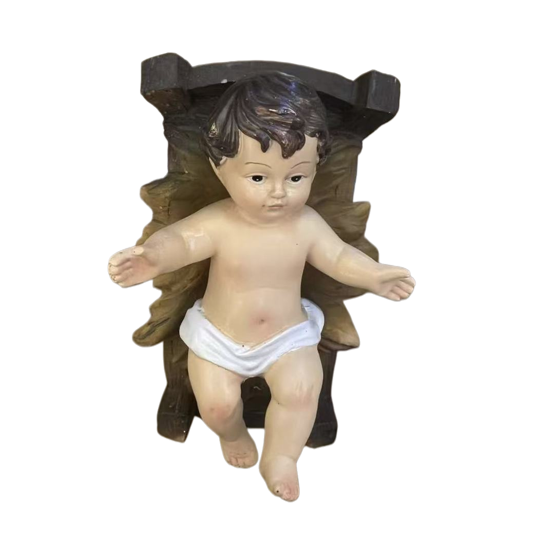 Virgin Mary Jesus baby Buddha statue, religious deity resin Buddha statue Item Picture