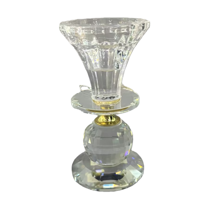 Crystal glass candlesticks, indoor wedding and wedding decoration items, candle holders, wholesale household goods Item Picture