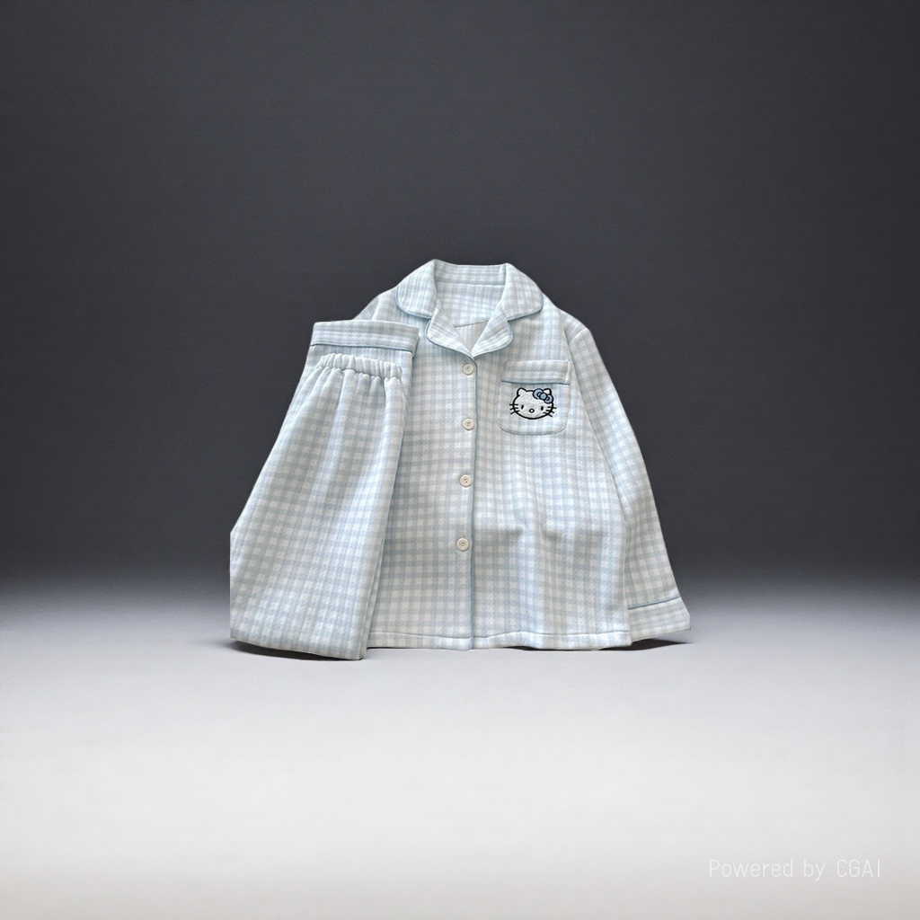 童家居服实物图