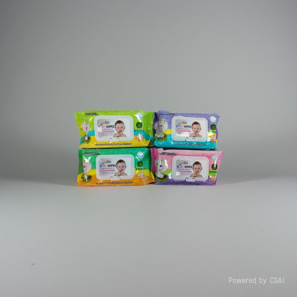 Factory direct sale of 100 pieces of baby wipes with soft covers, Baby Wipes 104647586 details Picture