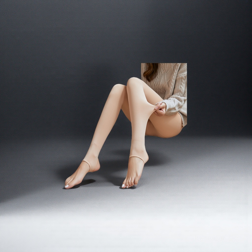 加厚肉色丝袜女夏季性感小腿袜女童可爱情趣