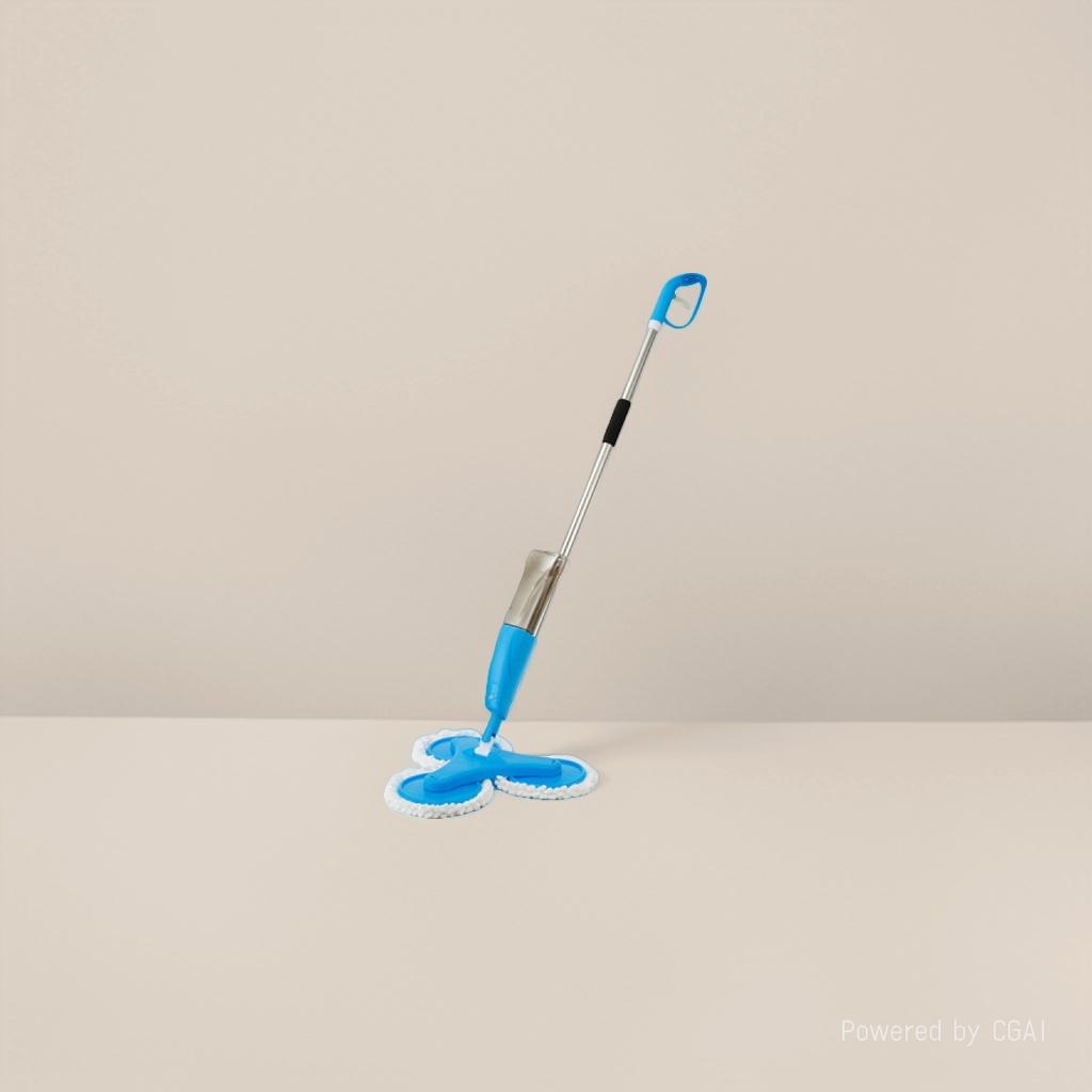 Best-selling spray water mop with telescopic rod, three round heads, 750ml, factory direct sales 112746327 Application Scenario