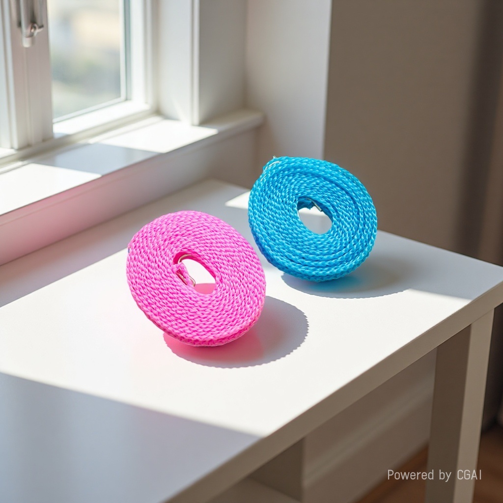 Windproof clothes drying rope, Japanese anti-slip clothes drying belt, hook rope, trapezoidal structure quilt drying rope T Specification image
