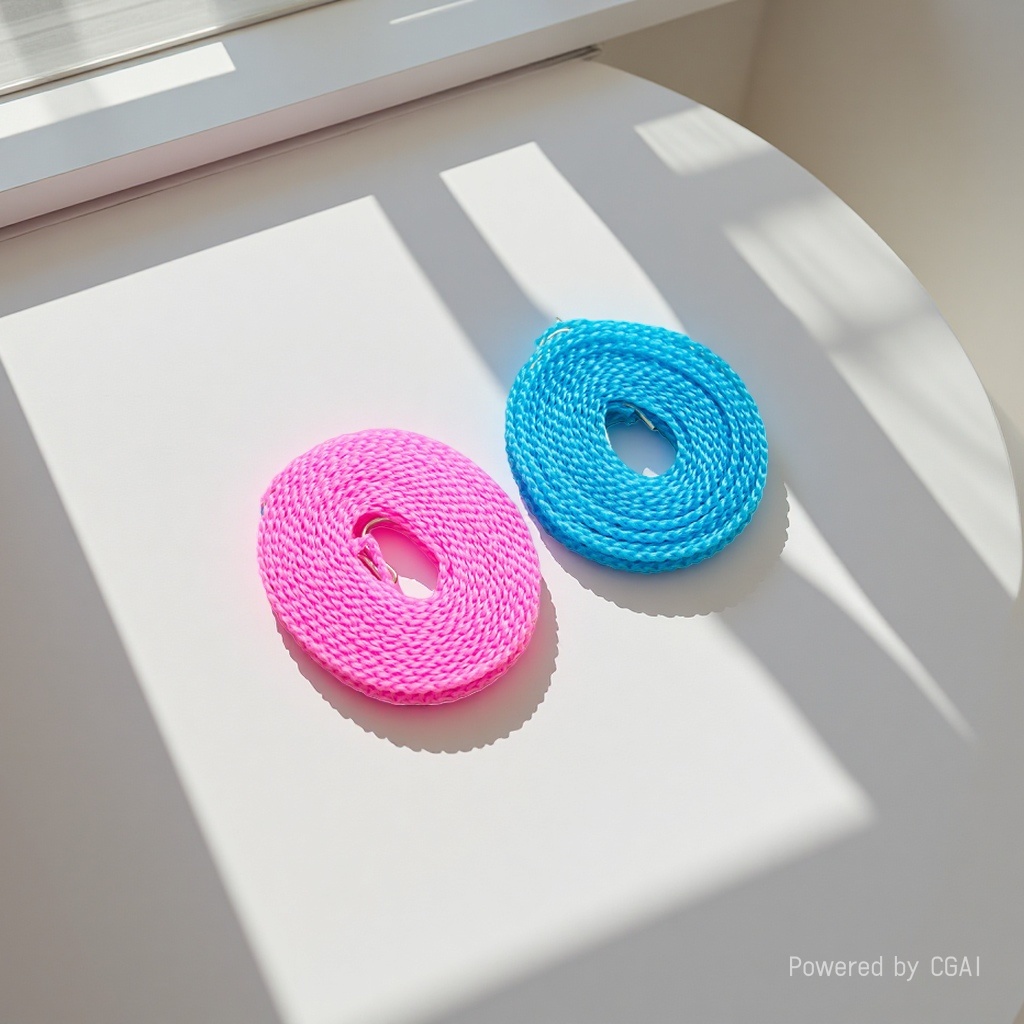 Windproof clothes drying rope, Japanese anti-slip clothes drying belt, hook rope, trapezoidal structure quilt drying rope T details Picture