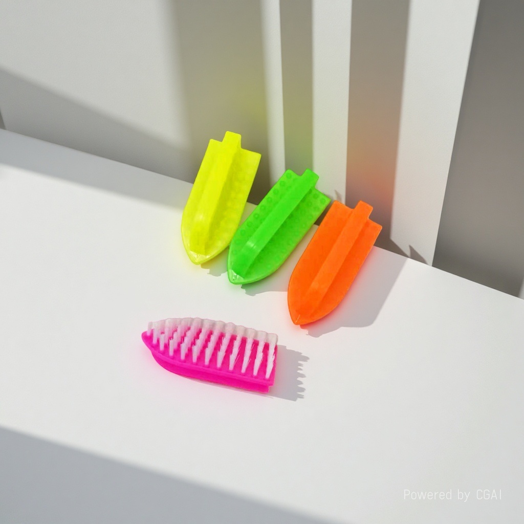 Plastic laundry brush with iron handle, candy-colored cleaning brush, bathtub brush, basin brush, shoe cleaning brush details Picture