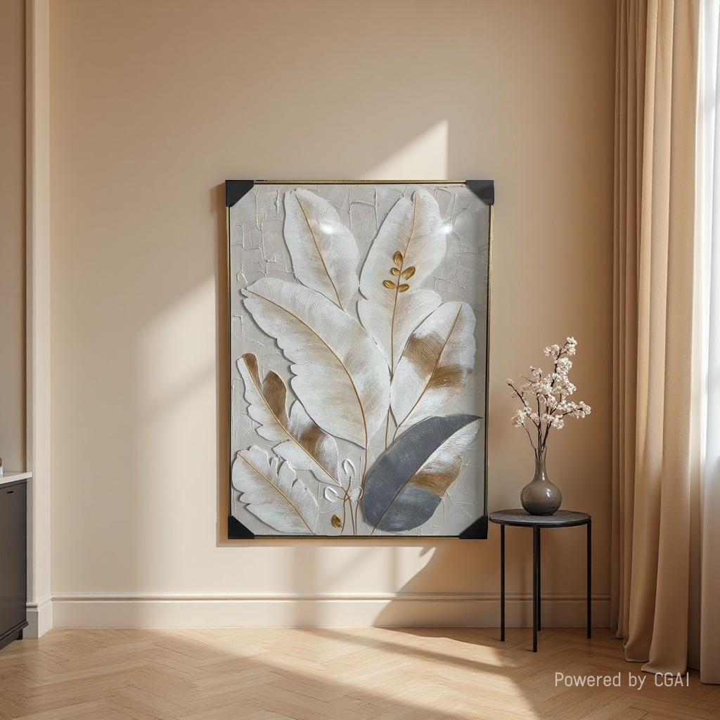 Vintage viento de curación arte floral blanco pintura colgante wabi-sabi viento basalto pasillo versión vertical pintura decorativa sala de estar dormitorio atmósfera sensación textura pintura details Picture
