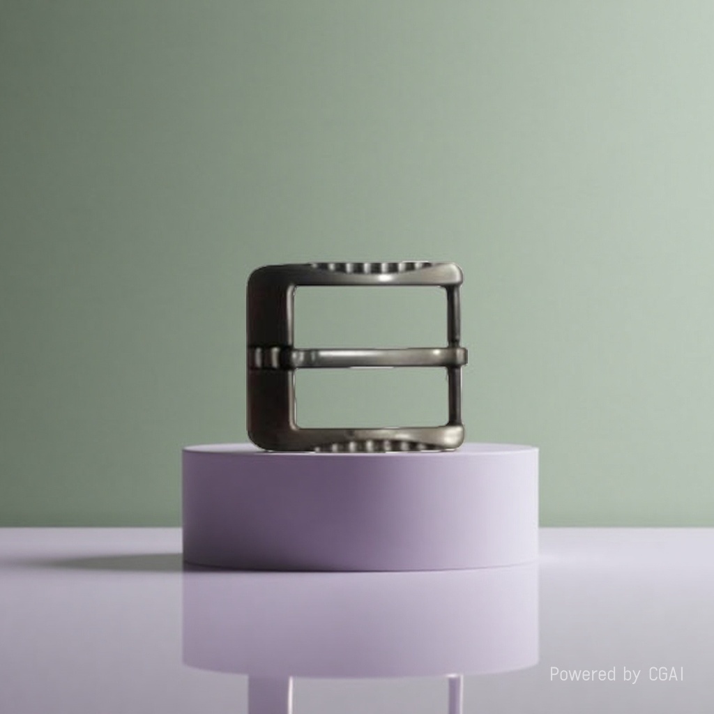 Zinc alloy metal belt buckle, iron wire buckle belt, 10cm rust-proof and durable, men's business simple style Specification image
