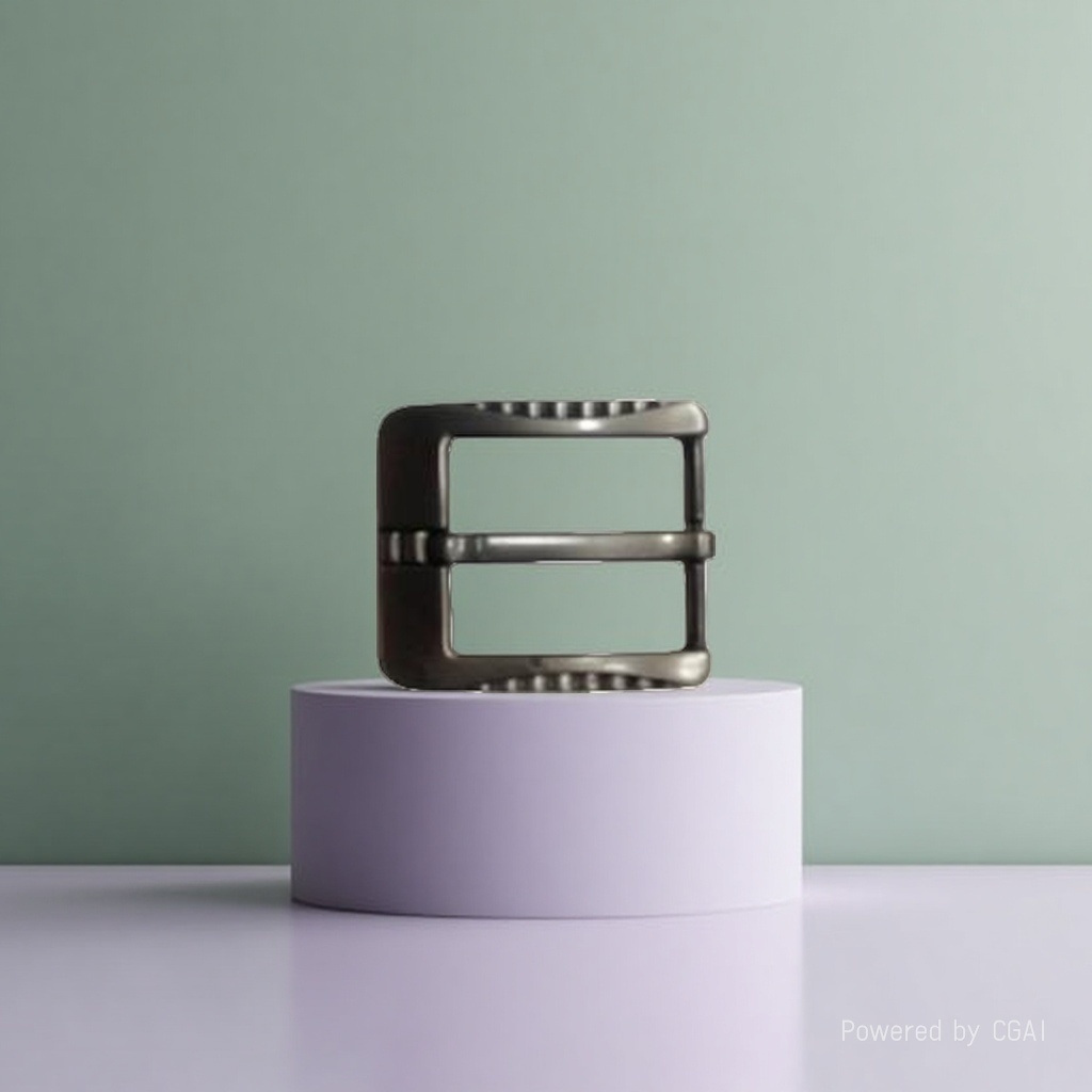 Zinc alloy metal belt buckle, iron wire buckle belt, 10cm rust-proof and durable, men's business simple style details Picture