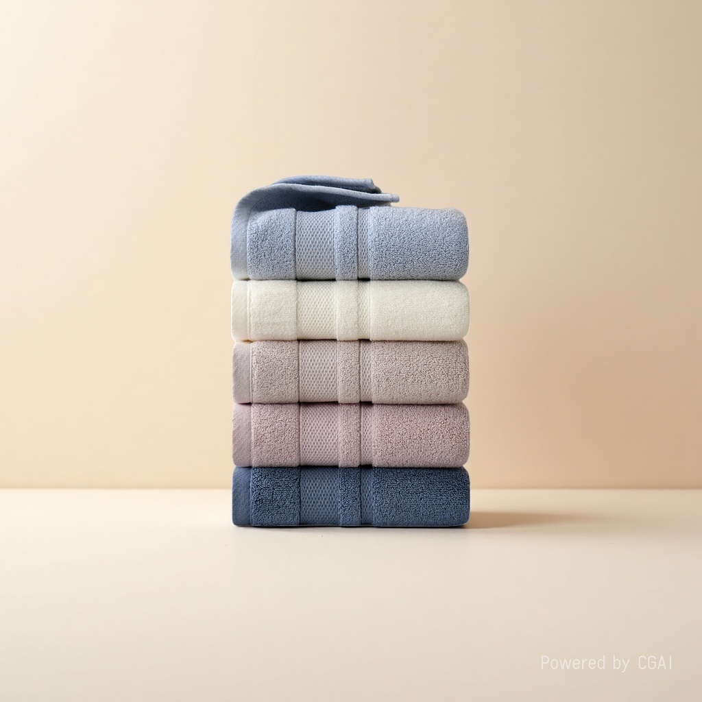 Antibacterial towel, all-cotton Class A face towel, household pure cotton towel details Picture