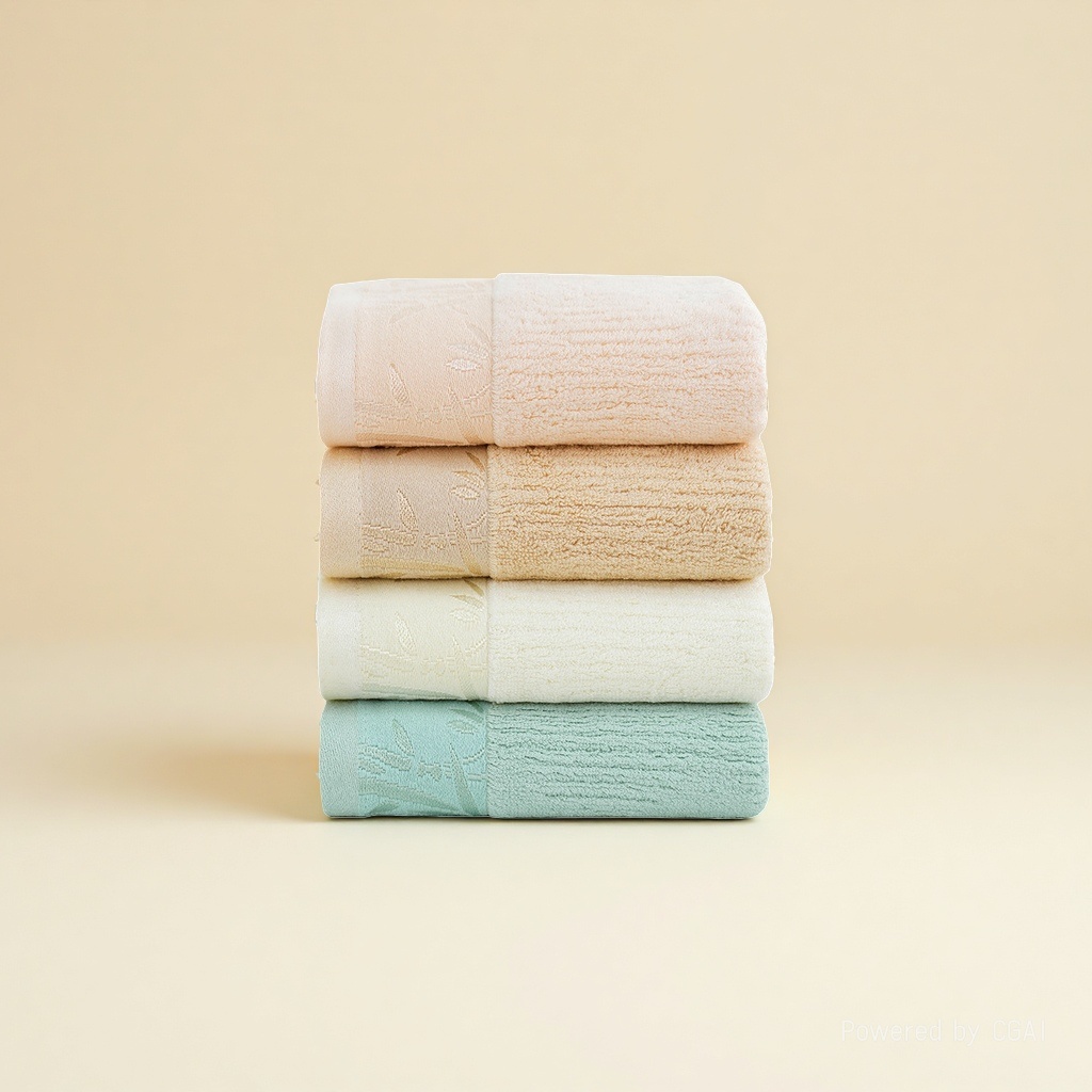 Bamboo fiber towel, bamboo charcoal fiber face towel gift, D-made LOGO solid color face towel manufacturer wholesale Application Scenario