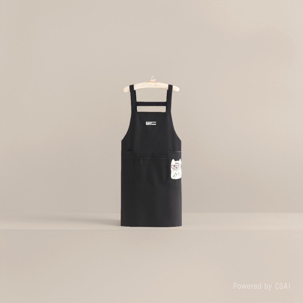 Waterproof apron, oil-proof, custom kitchen, home, fashionable cooking, printed, catering work clothes, new style, 141144456 details Picture