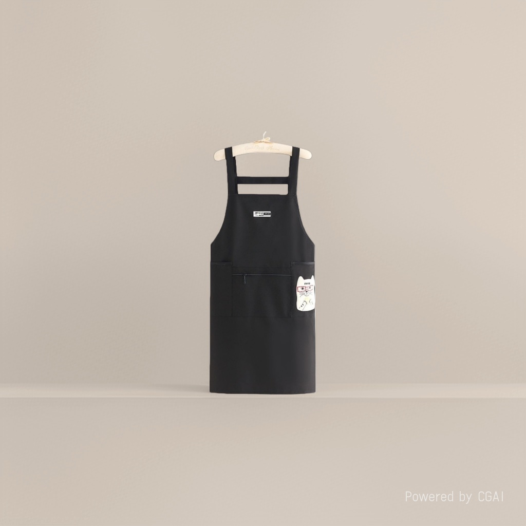 Waterproof apron, oil-proof, custom kitchen, home, fashionable cooking, printed, catering work clothes, new style, 141144456