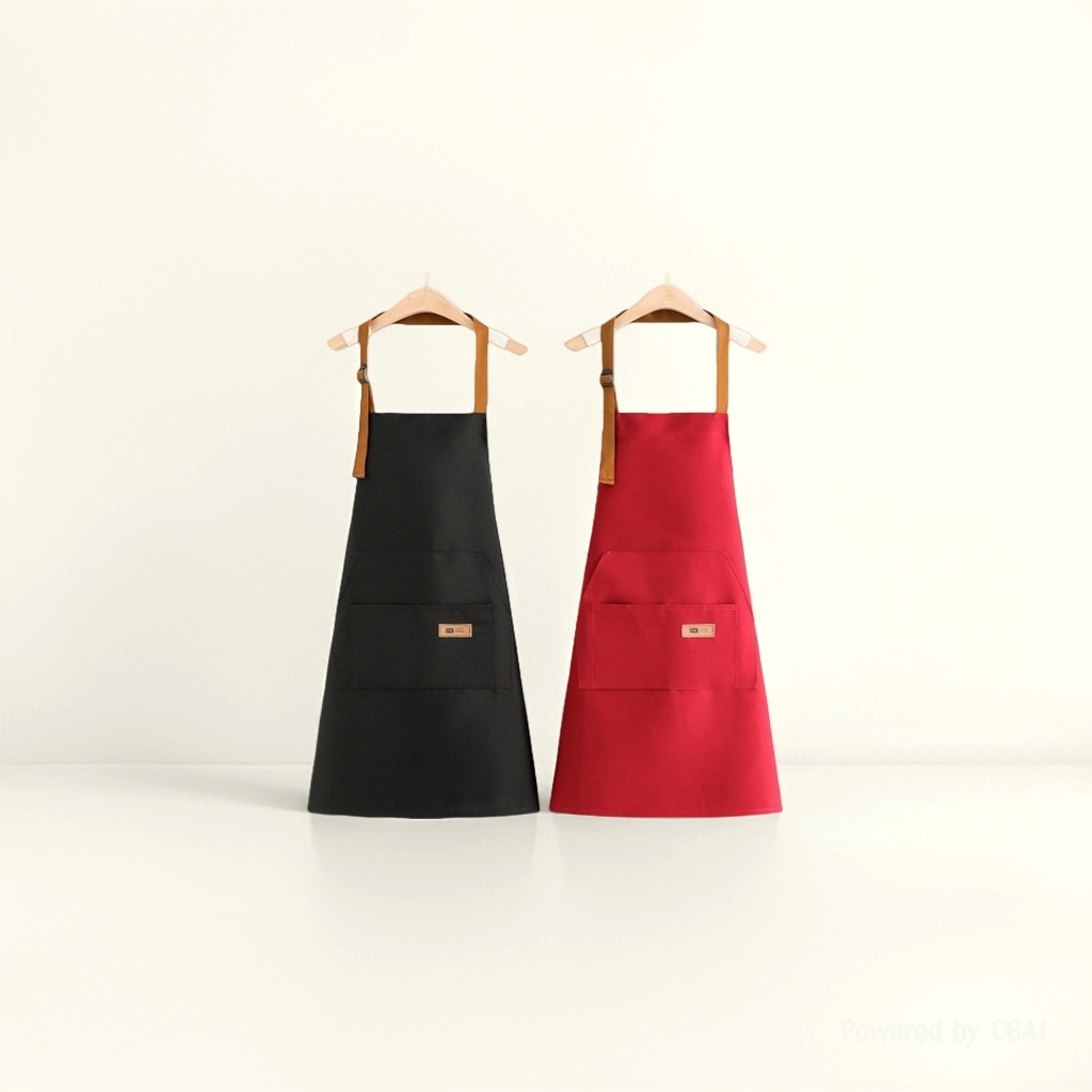 The apron is waterproof and oil-resistant. It is used for cooking in the kitchen. The waistband is thickened. It is a special work uniform for the catering industry. It can be worn outside the barber shop for setting up a stall