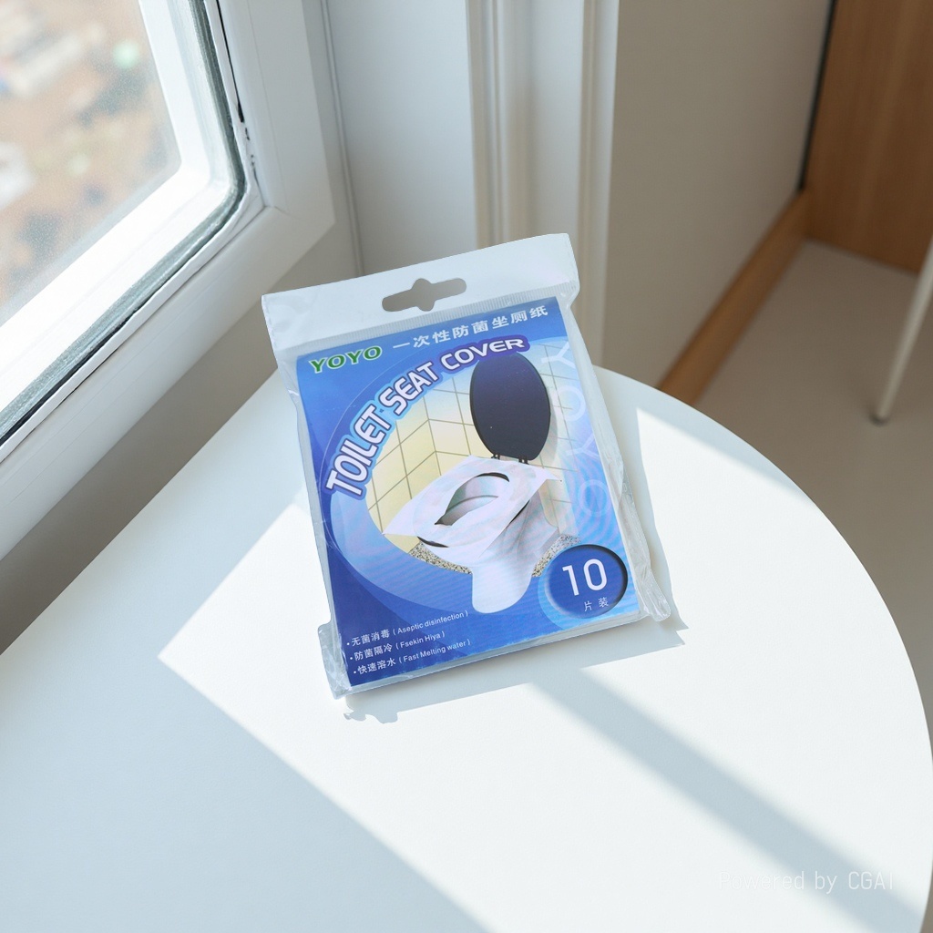 Yiwu Good Goods Foreign Trade Export Travel Personal Hygiene Antibacterial Seat Toilet Paper Eco-friendly Disposable Toilet Seat Cover 10 pieces -1006/34762 Specification image