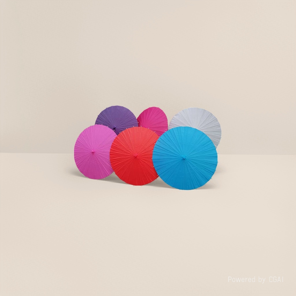 油纸伞/涂鸦纸伞/红色油纸伞/工艺品伞/油纸雨伞产品图
