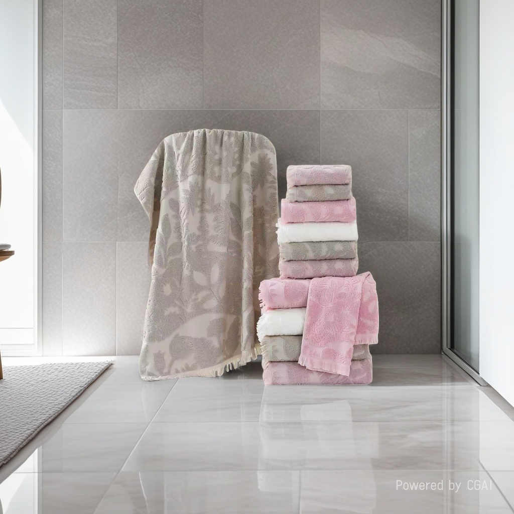 Pure cotton household towels, bath towels, soft and thickened absorbent face towels, unisplendable, enlarged and thickened, non-shedding towel Specification image