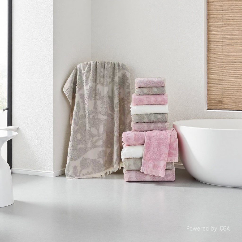 Pure cotton household towels, bath towels, soft and thickened absorbent face towels, unisplendable, enlarged and thickened, non-shedding towel Application Scenario