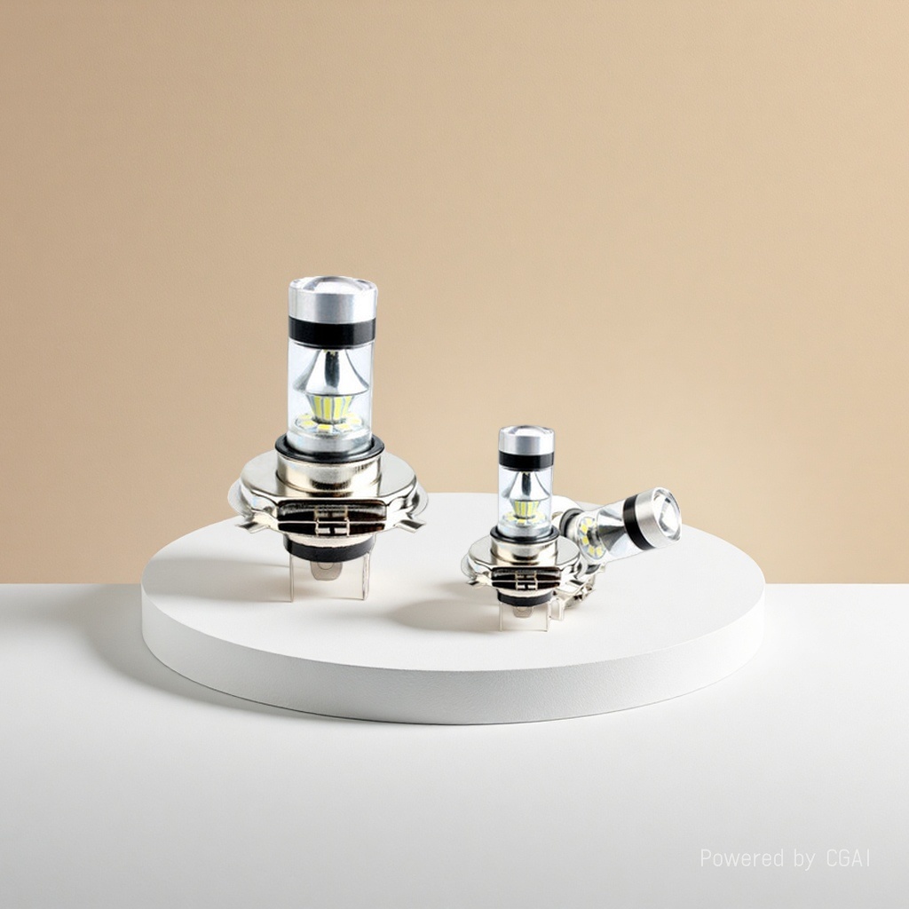 汽车大功率LED雾灯 led H4 100W 20LED 防雾灯 远近光 前照灯