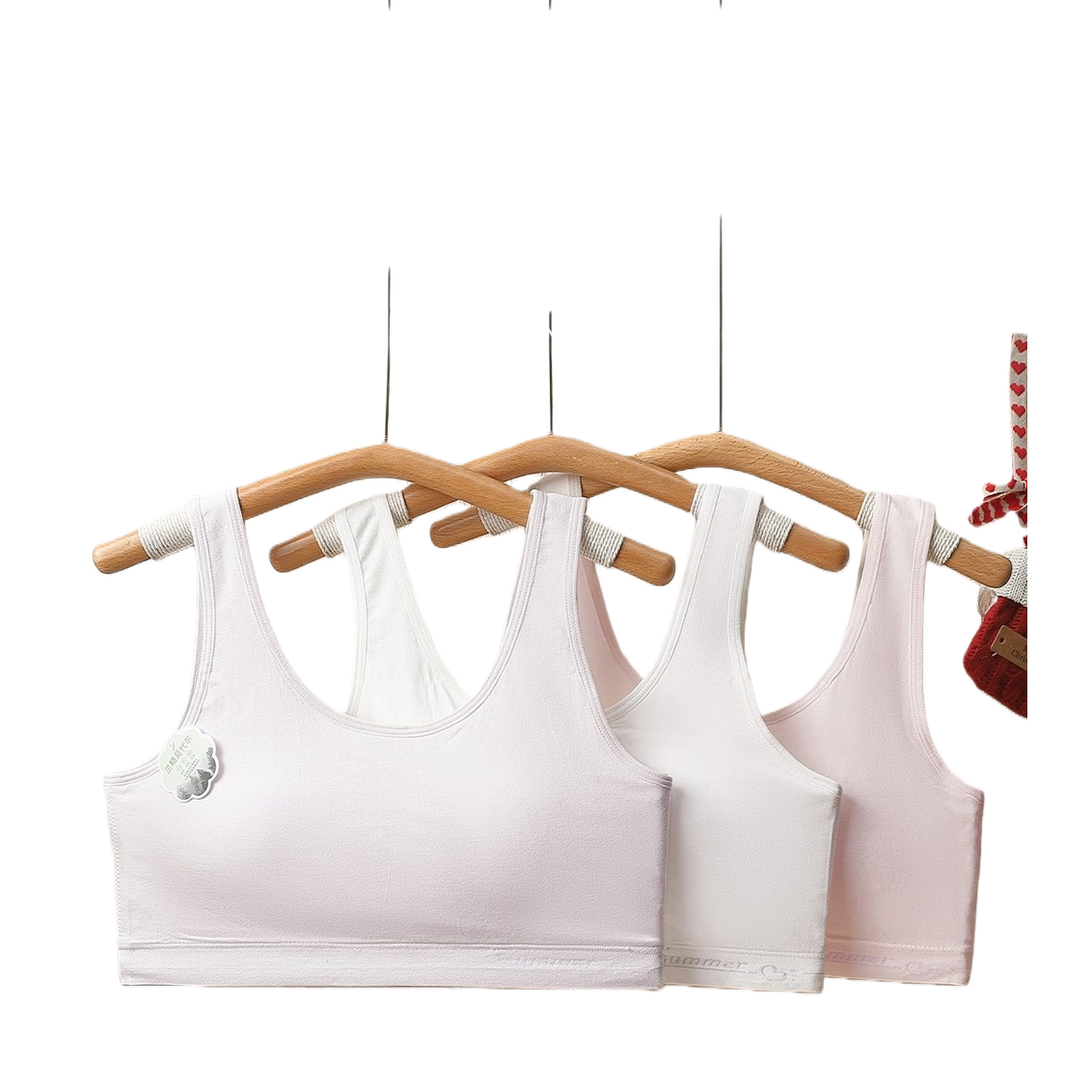 Chica belleza espalda cuello redondo sin trazos sujetador mujer interior top sujetador transpirable cómodo ajuste de alta calidad Item Picture