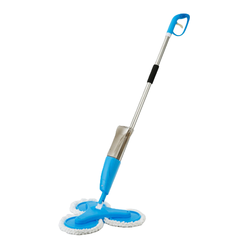 Best-selling spray water mop with telescopic rod, three round heads, 750ml, factory direct sales 112746327 Item Picture