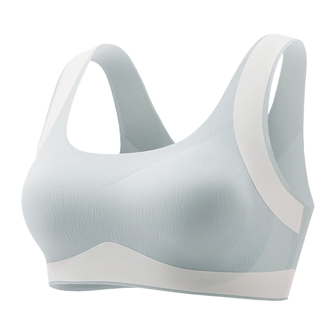 A beautiful, seamless round-neck bra for girls, a 120g cotton-padded, breathable and comfortable inner vest Specification image
