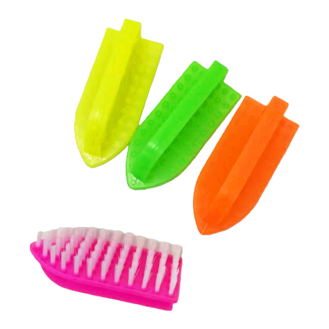 Plastic laundry brush with iron handle, candy-colored cleaning brush, bathtub brush, basin brush, shoe cleaning brush Item Picture