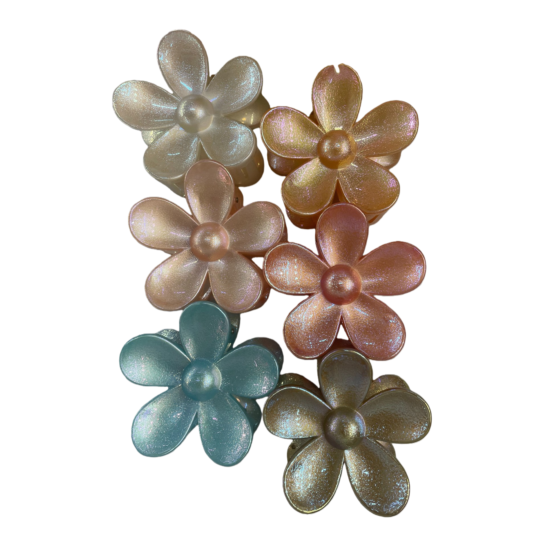 Colorful flower-shaped decorative items, ecological bottles, acrylic vases, home ornaments, bamboo and cypress potted vases Item Picture