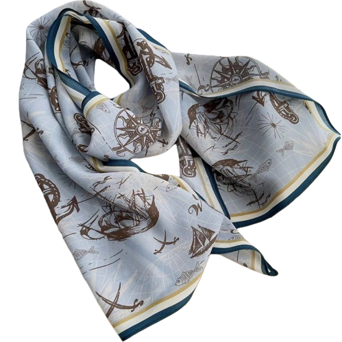 Silk scarves, printed silk scarves, ribbon scarves, square scarves, shawls, small silk scarves Item Picture