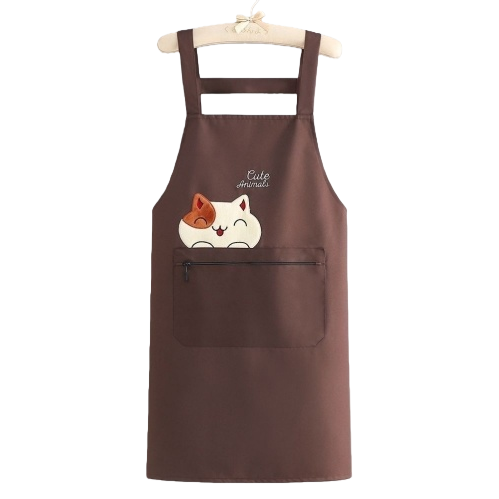 Waterproof apron, oil-proof, custom kitchen, home, fashionable cooking, printed, catering work clothes, new style, 141733375 Item Picture