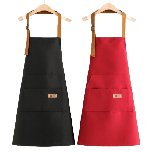 The apron is waterproof and oil-resistant. It is used for cooking in the kitchen. The waistband is thickened. It is a special work uniform for the catering industry. It can be worn outside the barber shop for setting up a stall Item Picture
