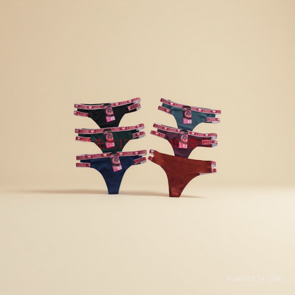 European and American wholesale foreign trade seamless LOVE English with sexy thong details Picture