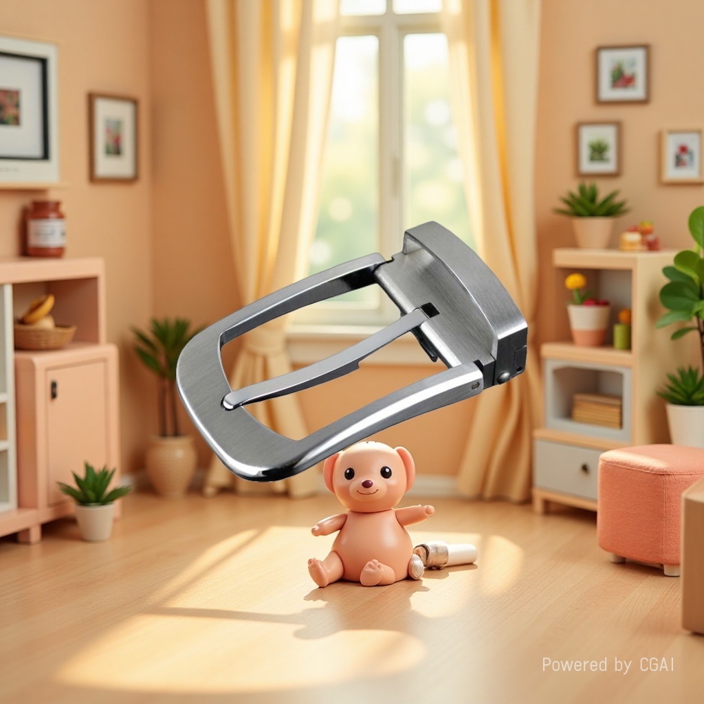 Zinc alloy metal belt buckle, iron wire buckle, 180g anti-slip, wear-resistant, firm and durable details Picture